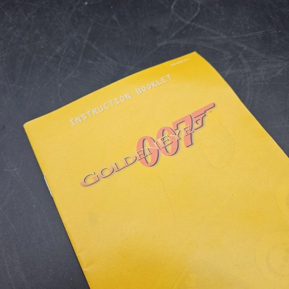 Goldeneye 007 Golden Eye Nintendo 64 N64 Instruction Booklet Manual Only